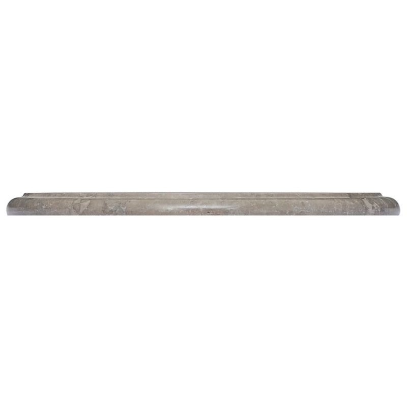 vidaXL Stolová doska sivá Ø40x2,5 cm mramor
