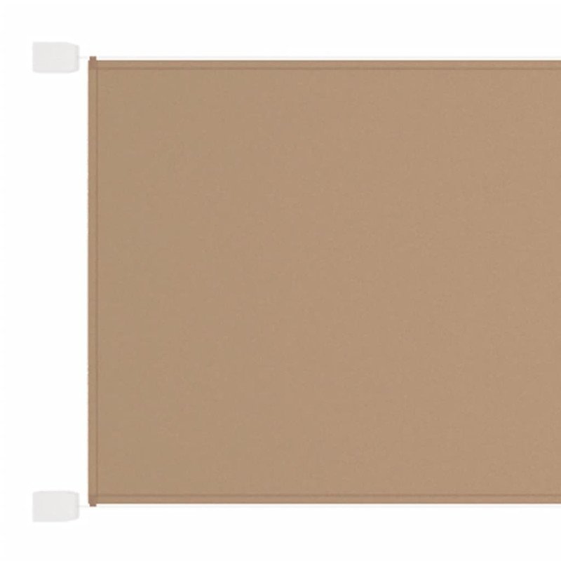 vidaXL Vertikálna markíza sivohnedá 140x360 cm oxfordská látka