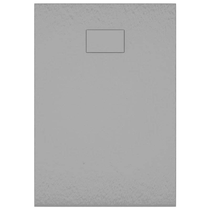 vidaXL Sprchová vanička SMC sivá 100x70 cm