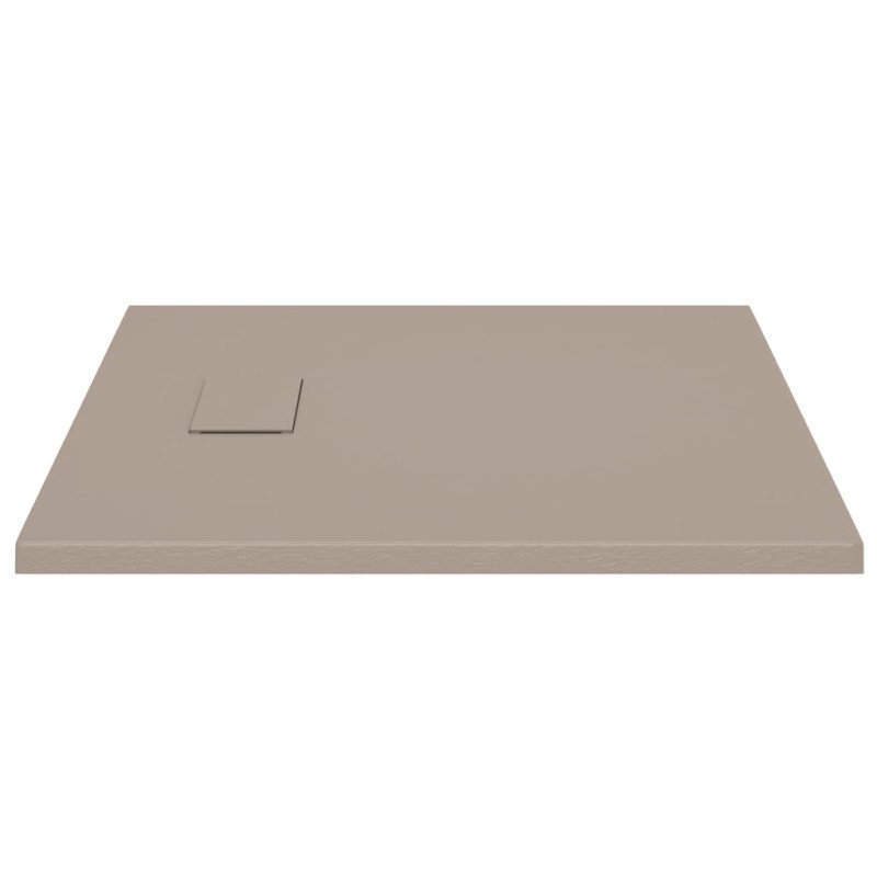 vidaXL Sprchová vanička SMC hnedá 80x80 cm