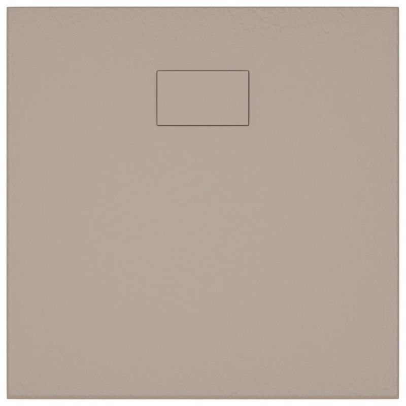 vidaXL Sprchová vanička SMC hnedá 80x80 cm