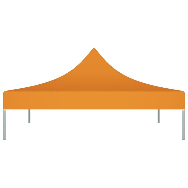 vidaXL Strecha na párty stan 3x3 m, oranžová 270 g/m²