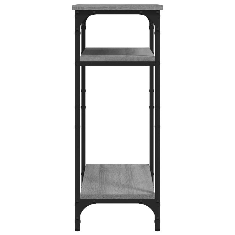vidaXL Bočný stolík sivý dub sonoma 40x30x75 cm spracované drevo