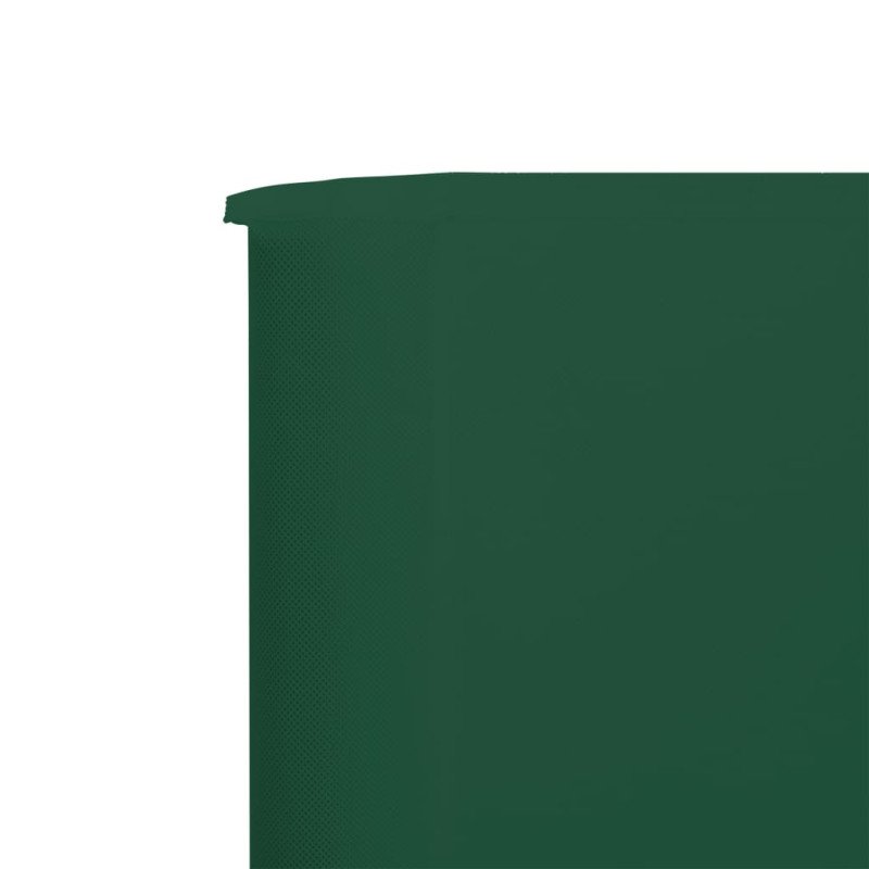 vidaXL 5-panelová zábrana proti vetru látková 600x80 cm zelená
