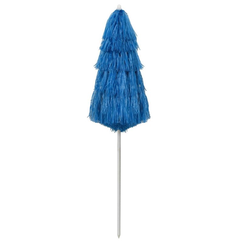 vidaXL Plážový slnečník Hawaii, modrý 180 cm