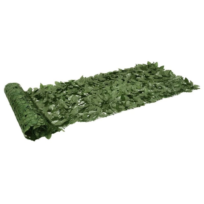 vidaXL Balkónová markíza s tmavozelenými listami 500x75 cm