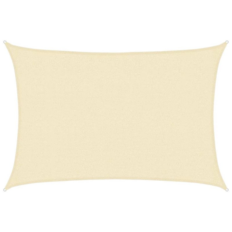 vidaXL Tieniaca plachta 160 g/m², krémová 2,5x4 m, HDPE