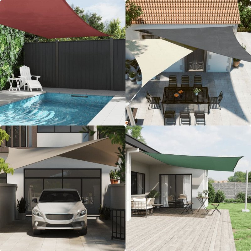 vidaXL Tieniaca plachta oxfordská látka trojuholníková 3,6x3,6x3,6m