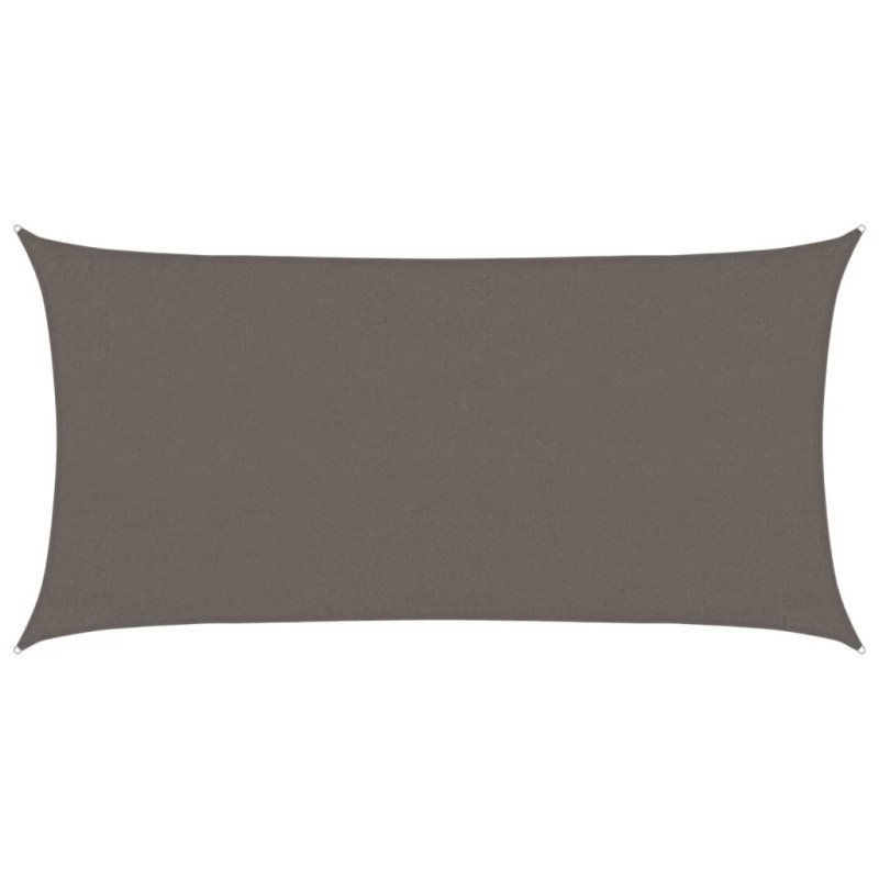 vidaXL Tieniaca plachta 160 g/m², antracitová 3x6 m, HDPE