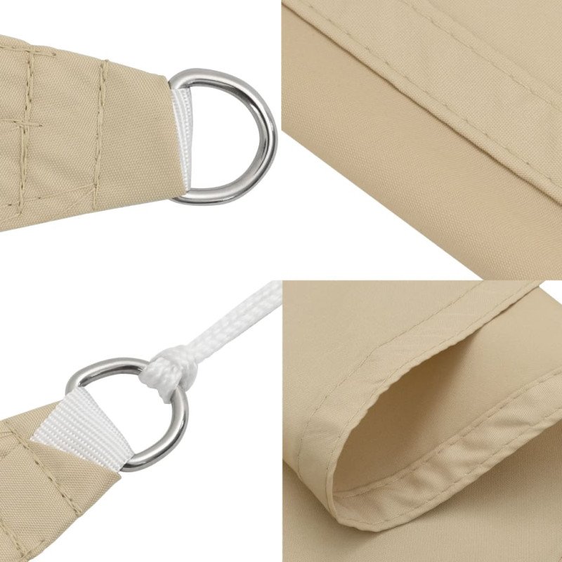 vidaXL Tieniaca plachta, oxford, obdĺžniková 2x3 m, béžová