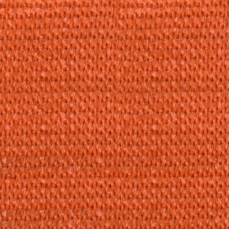vidaXL Tieniaca plachta 160 g/m² oranžová 3,5x3,5x4,9 m HDPE