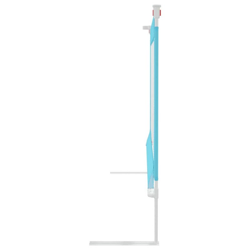 vidaXL Zábrana na detskú posteľ modrá 200x25 cm látka