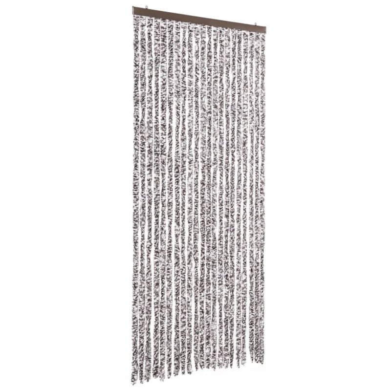 vidaXL Záves proti hmyzu, hnedý a béžový 90x220 cm, ženilka
