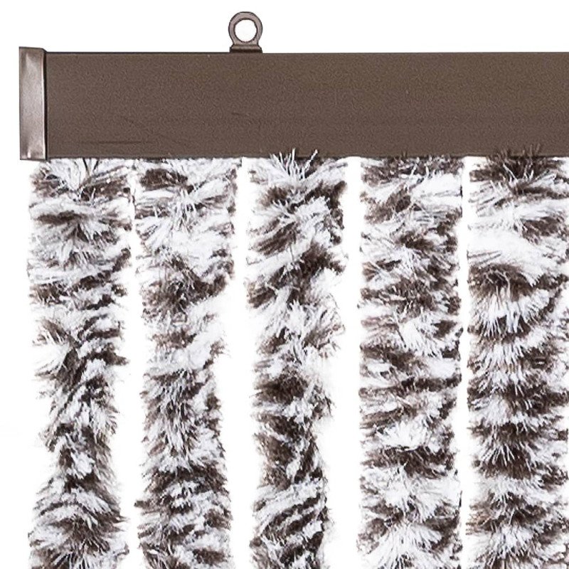 vidaXL Záves proti hmyzu, hnedý a béžový 90x220 cm, ženilka