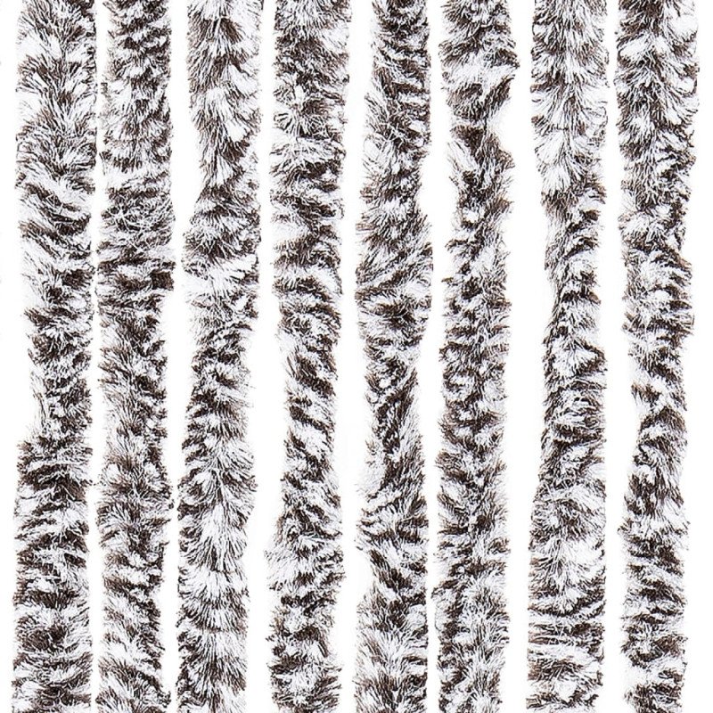 vidaXL Záves proti hmyzu, hnedý a béžový 90x220 cm, ženilka