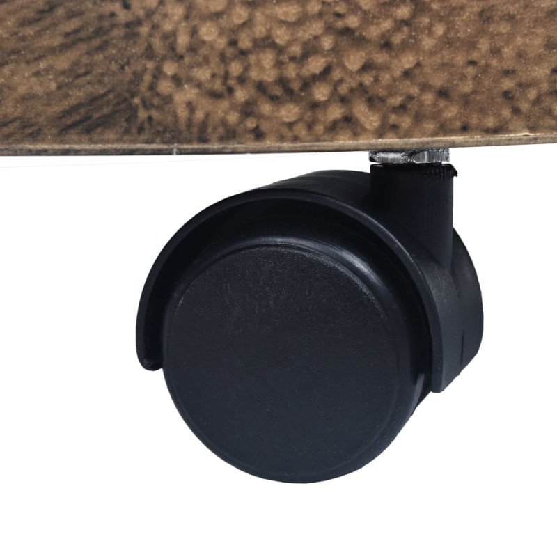 vidaXL Vozíky pod kvetináče 6 ks bronzové 30 cm plast