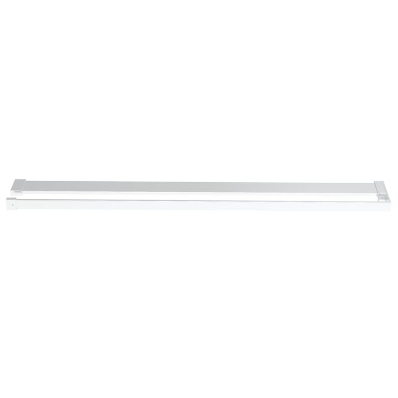 vidaXL Sprchová stena s policou chrómová 80x195 cm ESG sklo a hliník