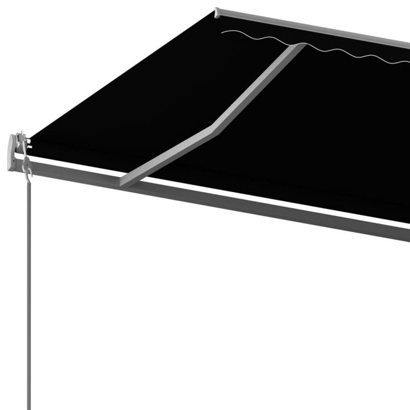 vidaXL Stojaca ručne zaťahovacia markíza 600x350 cm antracitová