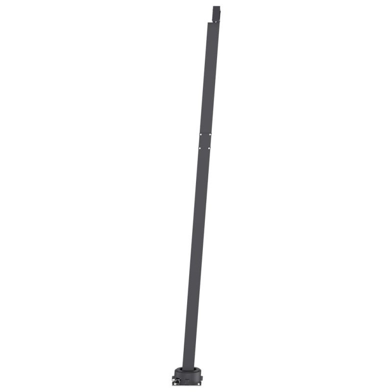 vidaXL Automatická markíza, LED a senzor vetra 600x350 cm, modrá/biela