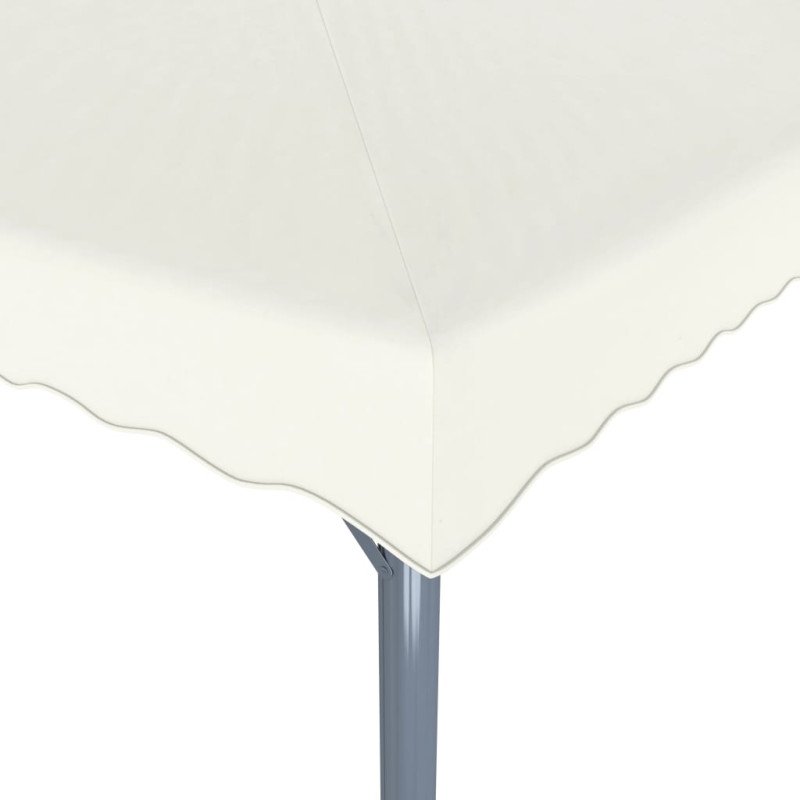 vidaXL Altánok 300x300 cm, krémový, hliník