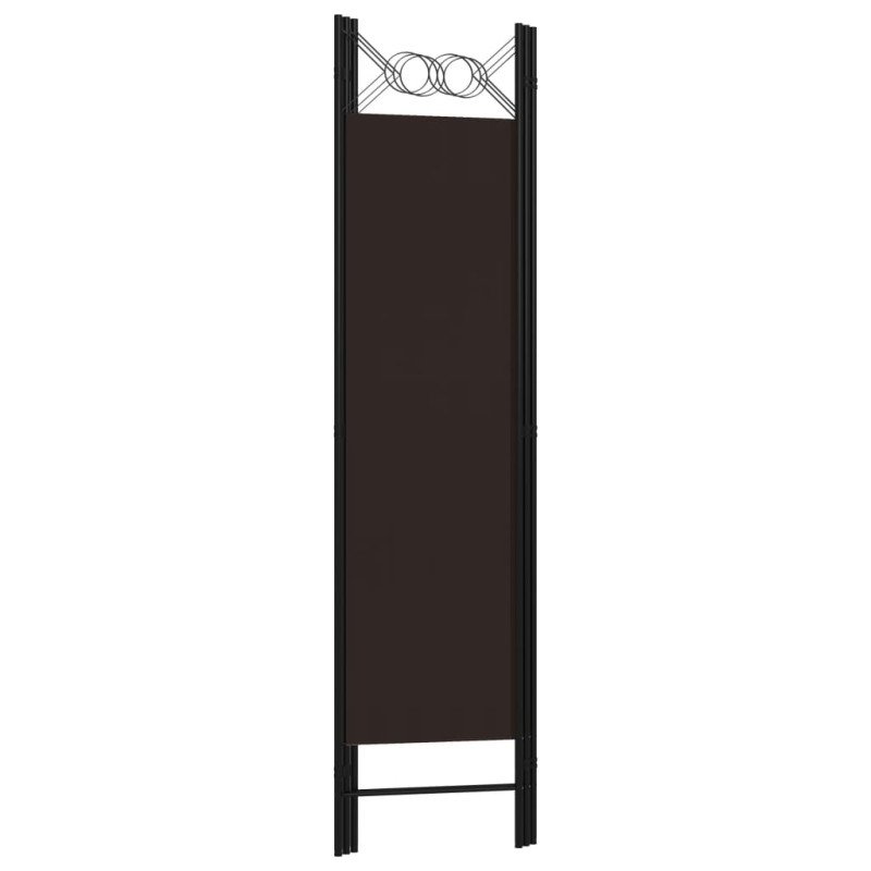 vidaXL Paraván s 3 panelmi, hnedý 120x180 cm 