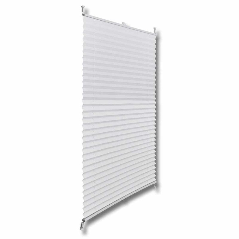 Plisovaná roleta 60 x 100 cm, biela