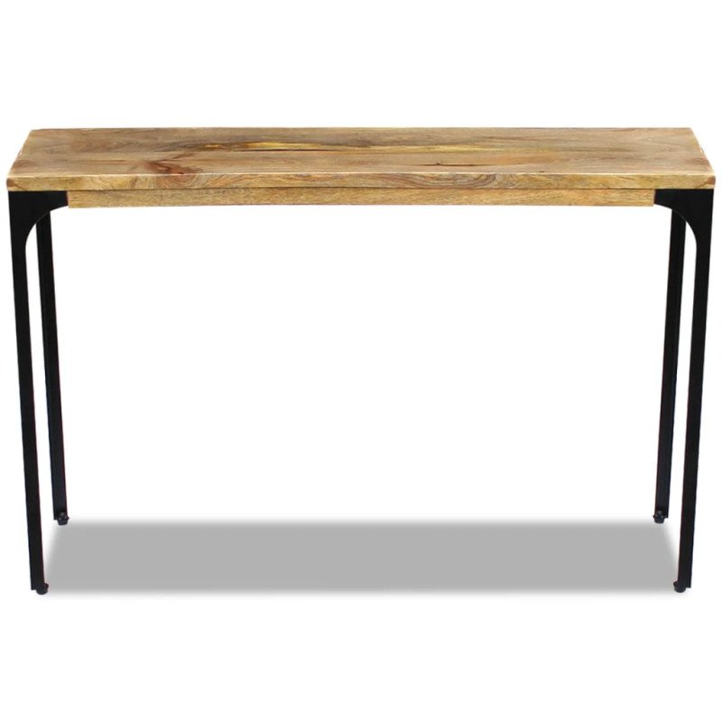 vidaXL Prístavný stolík z mangového dreva, 120x35x76 cm