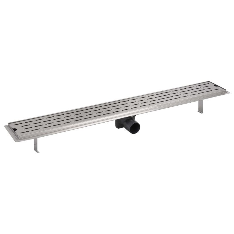 vidaXL Rovný sprchový odtok, 930x140 mm, nerezová oceľ
