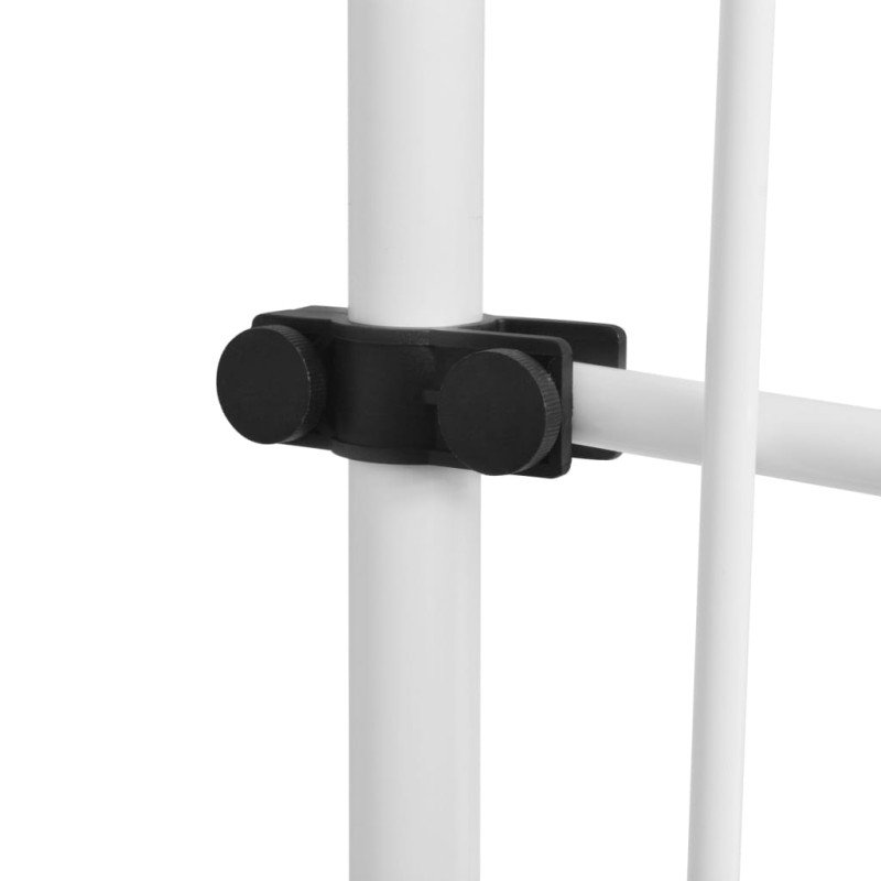 vidaXL Ručne zaťahovacia markíza, 350 cm, modro-biele pásiky