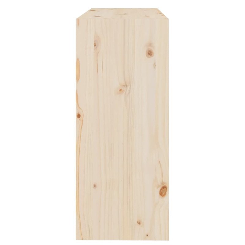 vidaXL Knižnica/deliaca stena 80x30x71,5 cm masívna borovica