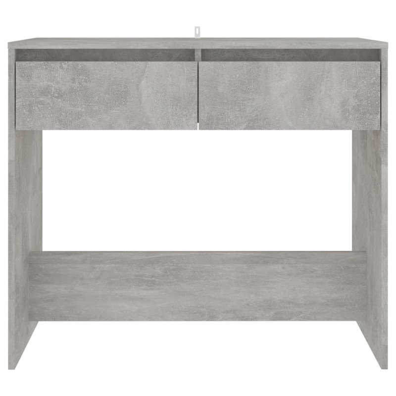 vidaXL Konzolový stolík betónovo-sivý 89x41x76,5 cm oceľový