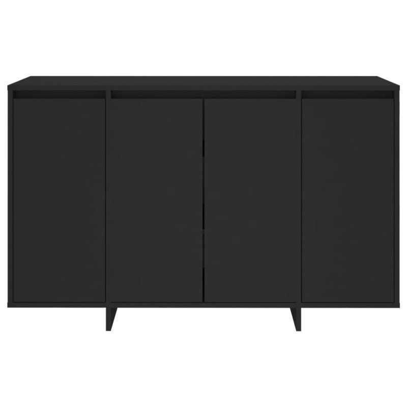 vidaXL Komoda čierna 120x41x75 cm drevotrieska