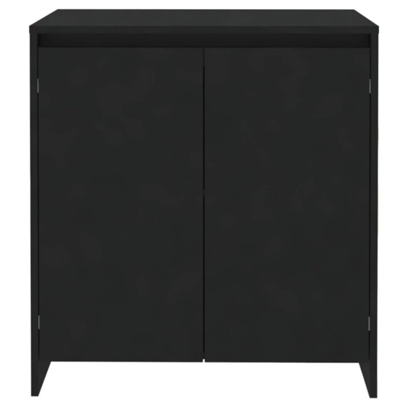 vidaXL Komoda čierna 70x41x75 cm spracované drevo