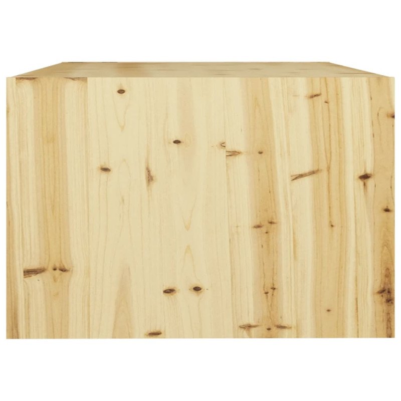 vidaXL Konferenčný stolík 75x50x33,5 cm jedľový masív