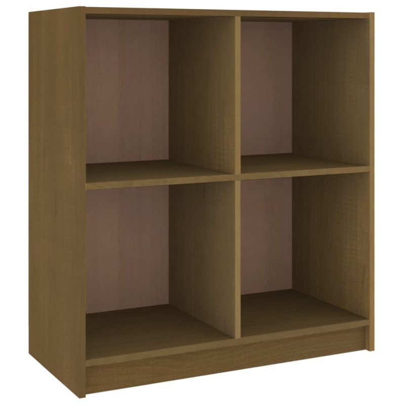 vidaXL Komoda medovo-hnedá 70x33x76 cm masívne borovicové drevo  