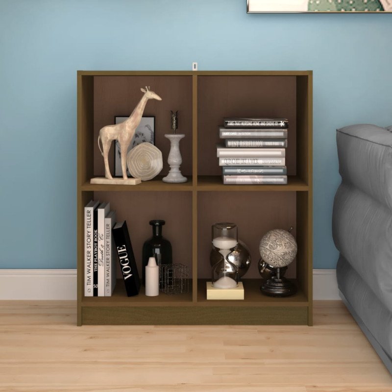 vidaXL Komoda medovo-hnedá 70x33x76 cm masívne borovicové drevo  