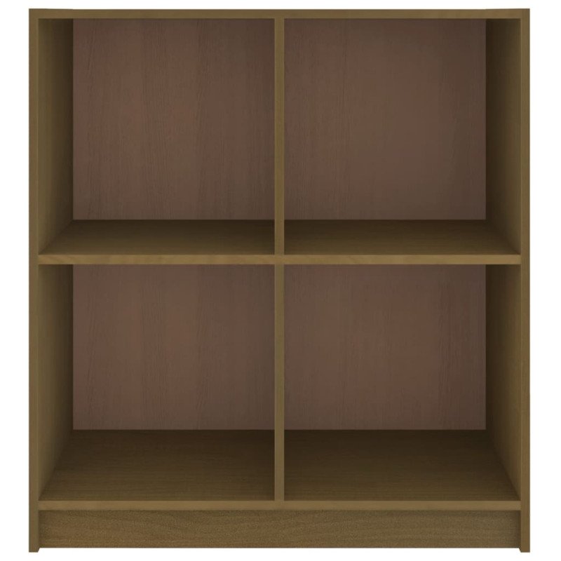 vidaXL Komoda medovo-hnedá 70x33x76 cm masívne borovicové drevo  