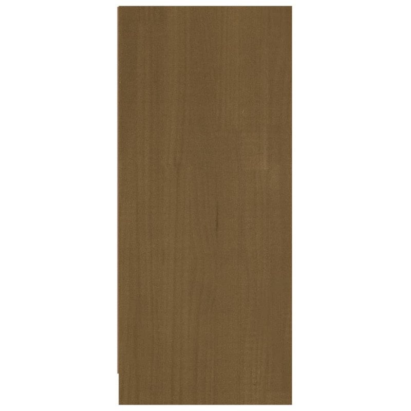 vidaXL Komoda medovo-hnedá 70x33x76 cm masívne borovicové drevo  