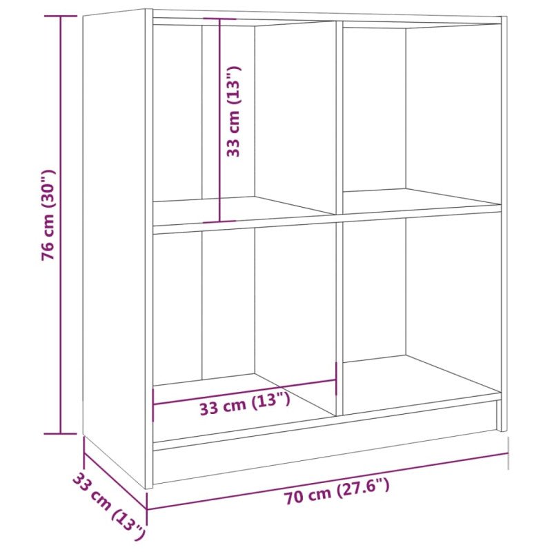 vidaXL Komoda medovo-hnedá 70x33x76 cm masívne borovicové drevo  