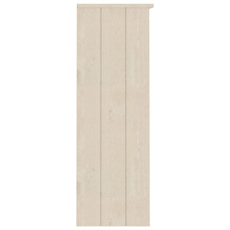vidaXL Nadstavec na komodu HAMAR, medovo hnedý 85x35x100 cm, borovica