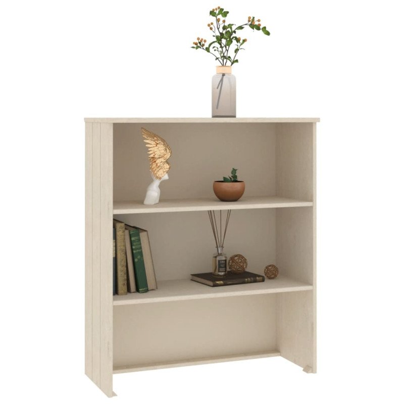 vidaXL Nadstavec na komodu HAMAR, medovo hnedý 85x35x100 cm, borovica