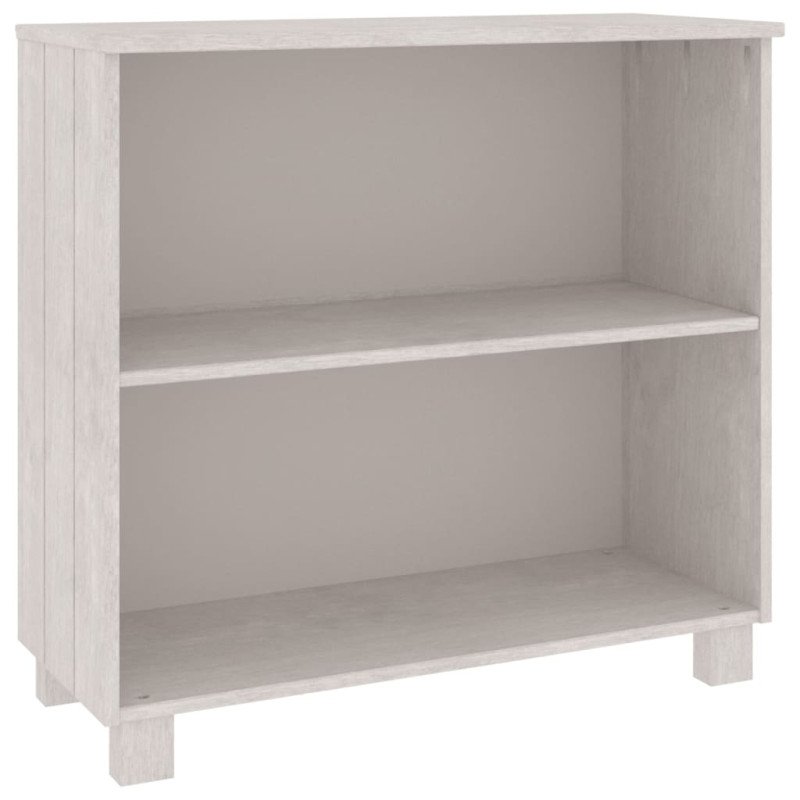 vidaXL Komoda HAMAR, biela 85x35x80 cm, borovicový masív