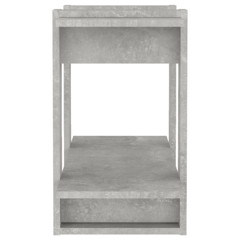vidaXL Knižnica/deliaca stena betónová sivá 80x30x51 cm