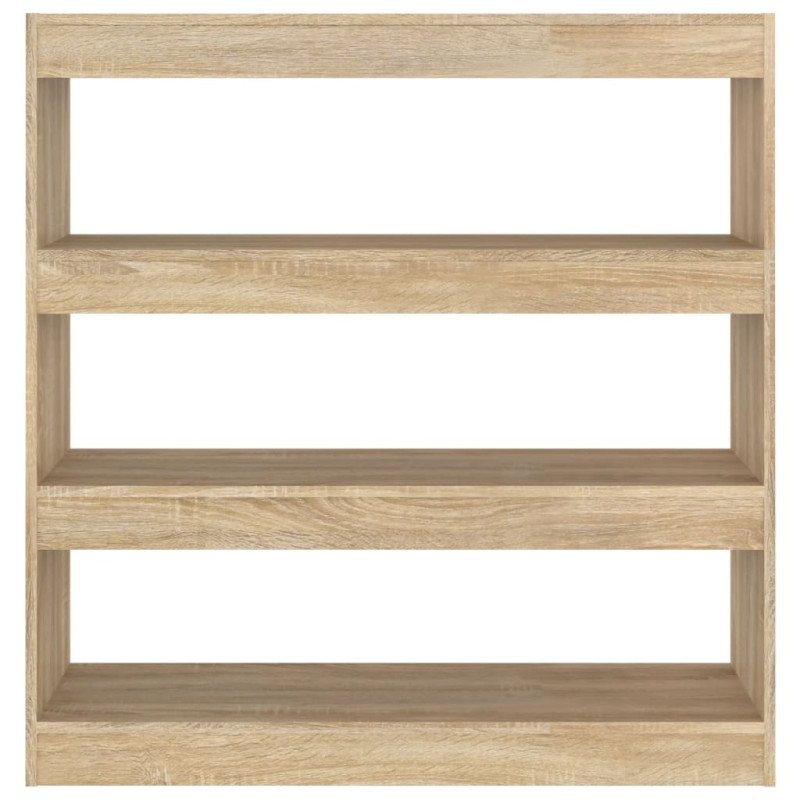 vidaXL Knižnica/deliaca stena dub sonoma 100x30x103 cm