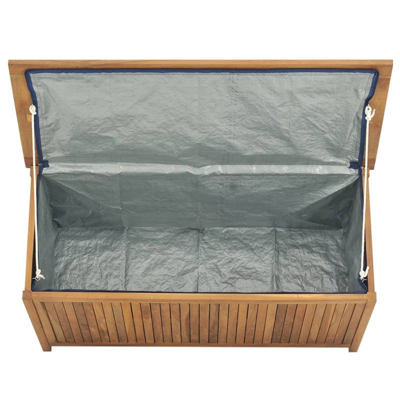 vidaXL Záhradný box 114x50x58 cm masívne teakové drevo