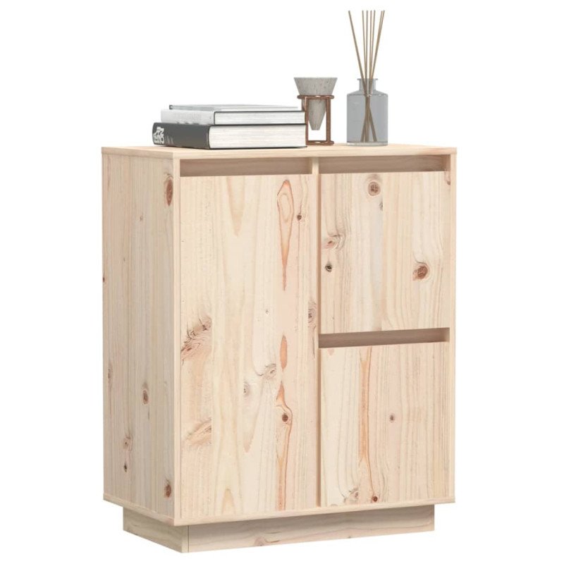 vidaXL Komoda 60x34x75 cm borovicový masív