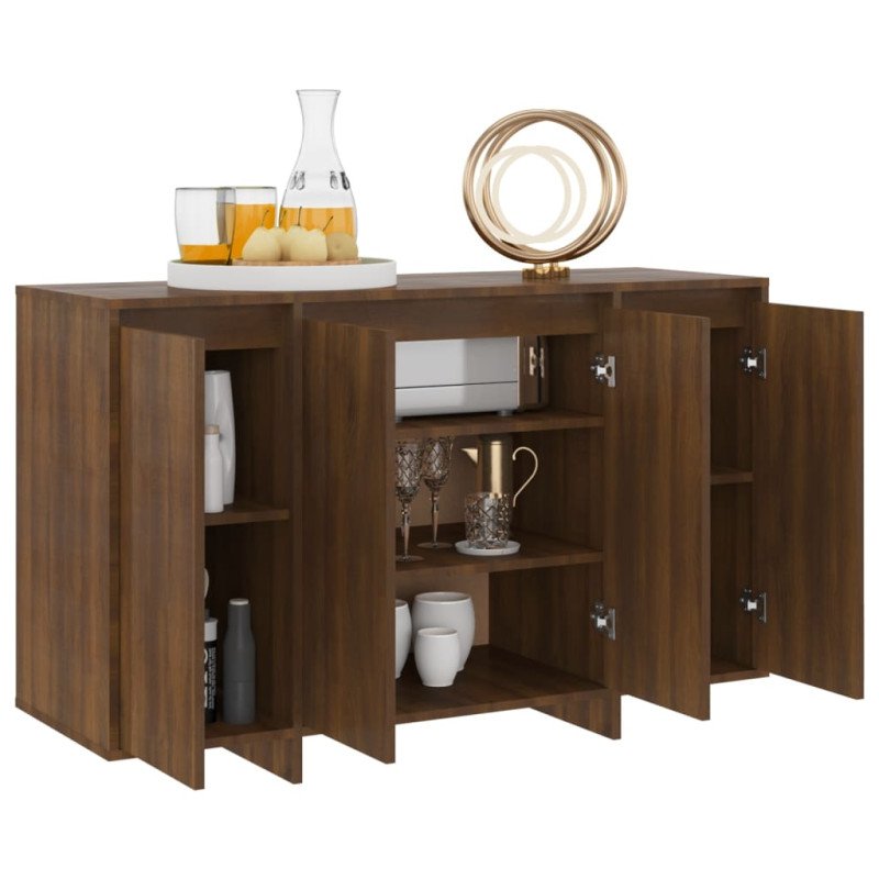 vidaXL Komoda hnedý dub 120x41x75 cm drevotrieska