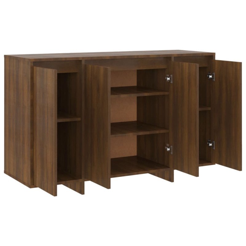 vidaXL Komoda hnedý dub 120x41x75 cm drevotrieska
