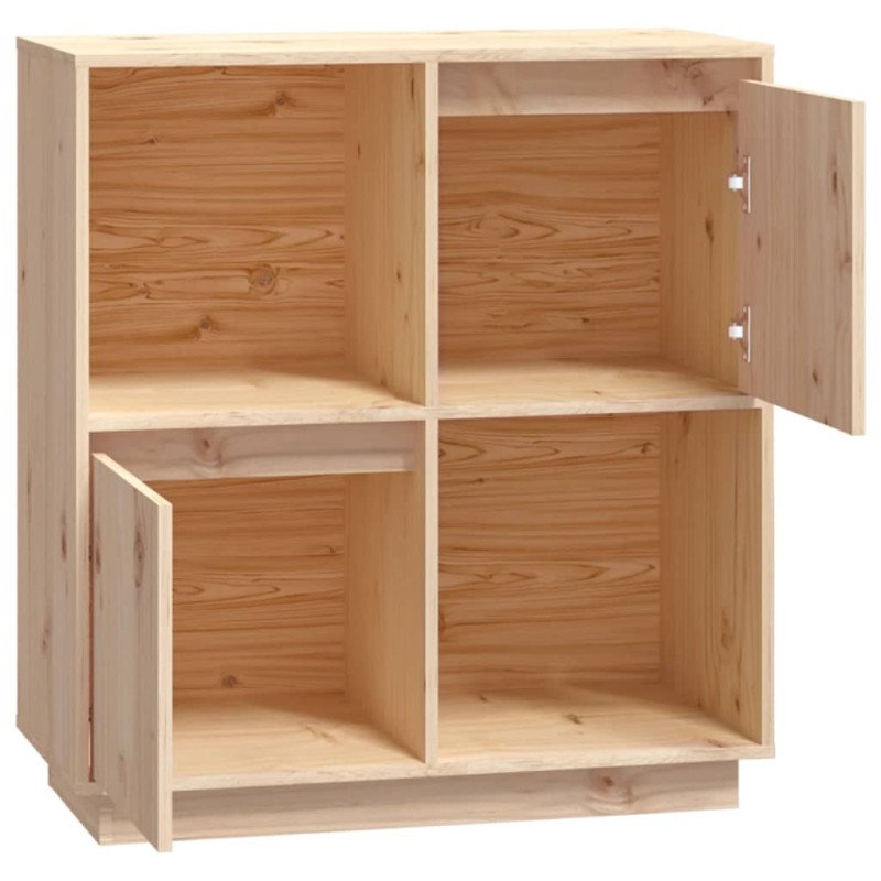vidaXL Komoda 74x35x80 cm borovicový masív