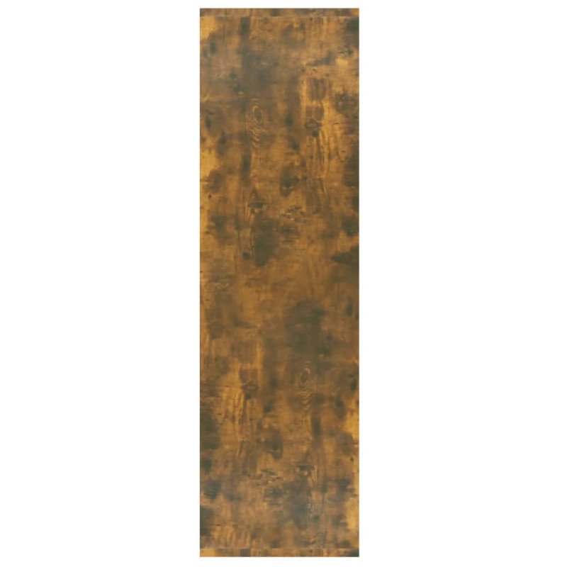 vidaXL Knižnica/priehradka tmavý dub 80x30x103cm spracované drevo